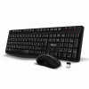 EVOLVEO K1050, tichý set bezdr. klávesnice a (K1050-BK-CZ)