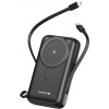 Swissten power bank 20000 mah pd 20w s integrovanými káblami usb-c a lightning (kompatibilný s magsafe)