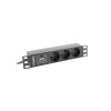 Napájacia lišta Lanberg 2 m 3 zásuvky (PDU-03F-0200-IEC-BK)