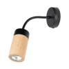BRITOP Lighting Bodové svietidlo Annick, 1x LED 5w (súčasť balenia), drevené tienidlo, olejovaný dub, b