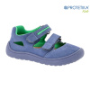 Protetika - barefoot polootvorené topánky NERY denim Veľkosť: 19