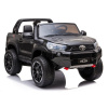 Lean Toys Elektrické autíčko Toyota Hillux nelakované čierne motor 4 x 45W batéria 2 x 12V/7Ah, 2021