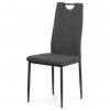 Autronic Jedálenská stolička , sivá látka, antracit kov mat DCL-391 GREY2