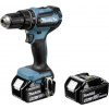 Makita DHP485RTJ - vŕtacie kladivo/príklepový vŕtací skrutkovač - akumulátorový - 2 rýchlosti - vŕtacie skľučovadlo 13 mm - 50 N-m
