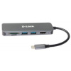 D-Link DUB-2327 6-in-1 USB-C Hub with HDMI/Card Reader/Power Delivery DUB-2327