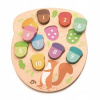 Tender Leaf Toys žaluď How Many Acorns 10 dielov bodkovaných žaluďov