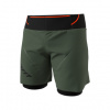 Dynafit ULTRA 2/1 SHORTS M thyme M; Zelená kraťasy
