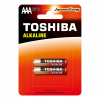 Alkalická batéria Toshiba AAA (R3) 2 ks