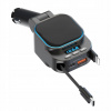 4v1 Nabíjačka Auto Výsuvná Otočná 96W Zapaľovač 2 x USB typu C