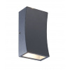 ACA Lighting Záhradné nástenné LED svietidlo FER 6W/230V/3000K/180Lm/2 x 90°/IP65, tmavo šedé