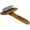 Bamboo Groom jemný kartáč s nerezovými hroty Finišák malý