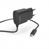 HAMA 201618 sieťová nabíjačka s káblom, USB-C, 2,4 A, 1 m