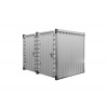 Skladový kontajner s bočnými dverami - 3m Farba: RAL 9006