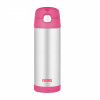 Detská termoska Thermos FUNtainer 470 ml - strieborná-ružová