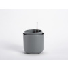 Plastia Samozavlažovací kvetináč Tolita priemer 19 - šedý recyklovaný