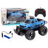 mamido Terénne RC auto 1:14 27MHz na diaľkové ovládanie s gumovými kolesami modré