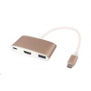 Prevodník PREMIUMCORD USB3.1 na HDMI + USB3.0 + PD
