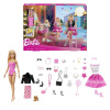 Mattel Barbie Módny Adventný kalendár 2025