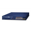 PLANET GS-5220-8P2T2S sieťový prepínač Riadený L2+ Gigabit Ethernet (10/100/1000) Podpora napájania cez Ethernet (PoE) 1U Modrá (GS-5220-8P2T2S)