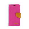 Puzdro Canvas Book Sony Xperia M4 Aqua pink