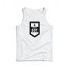 DRAGOWA pánske tielko Army boy, biela 160g/m2 - XXL