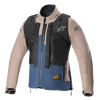bunda TECHDURA, ALPINESTARS (černá/hnědá/tmavě modrá) 2024 M100-910