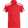 adidas teamwear Detská polokošeľa adidas Squadra 21 Polo červená GP6423 Veľkosť: 164 cm