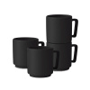 Berlingerhaus Sada hrnků 4 ks 300 ml Matte Black Collection BH-10014