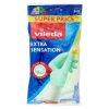 Vileda Extra Sensation Rukavice Strednej Veľkosti -