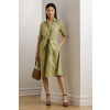 Ľanové šaty Lauren Ralph Lauren 200905667 zelená 42