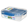 SISTEMA To Go Bento Lunch 1,65 l - trojpriehradkový obedový box s nádobkou na jogurt