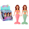 LEAN TOYS Hračka do vody naťahovacia - Morská panna plávajúca, tyrkysová, ružová