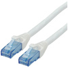 Roline 21.15.2987 RJ45 sieťové káble, prepojovacie káble CAT 6A U/UTP 0.30 m biela netienený, bez halogénov, samozhášavý 1 ks; 21.15.2987
