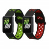 2x Náramok kwmobile Samsung Galaxy Fit 3 zelená, červená