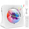 PRENOSNÝ CD PREHRÁVAČ S HUDOBNOU DOSKOU BLUETOOTH, BIELY