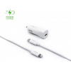 Fixed set autonabíjačka s USB-C výstupom a USB-C/Lightning káblom, PD, 1m, MFI, 18W, biela FIXCC18-CL-WH