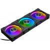 PHANTEKS D30 PWM D-RGB 120mm ventilátor, 3ks, černý PH-F120D30_DRGB_PWM_BK01_3P