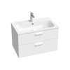 Ravak Chrome skrinka 80x49x50 cm závesná kúpeľňová skrinka pod umývadlo biela X000001778