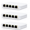UBNT UniFi Switch USW-Flex-Mini-3, 3-pack [5xGigabit, 1xPoE In] USW-Flex-Mini-3