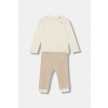 Detská súprava s prímesou vlny United Colors of Benetton 2-pak 106WB101G.W.seasonal béžová 56