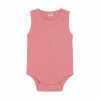 Detské body bez rukávov z bambusu a bavlny ružovej Powder Pink CeLaVi Veľkosť: 62/68
