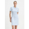 Tommy Hilfiger šaty bavlnené s elastanom WW0WW43228 modrá S