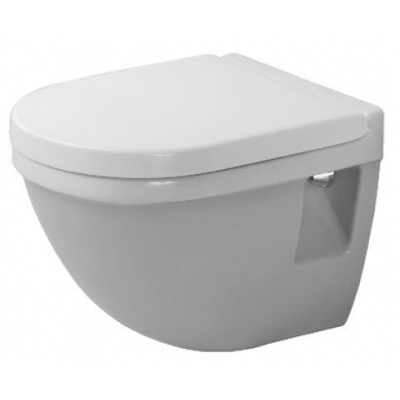 Duravit STARCK 3 misa WC závesná 36x48,5cm, bez sedátka, hlboké splachovanie, 2202090000 2202090000