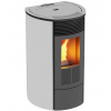 AMG S.p.A KALOR Redonda Glass 10 oceľ/sklo biele, s ventilátorom