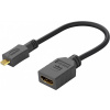 Adaptér Flexi HDMI Typ A samica - micro HDMI Typ D samec pre ohybné zapojenie