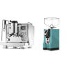 Rocket Espresso R NINE ONE + Eureka Mignon Specialita, CR tiffany blue
