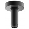 Keuco Elegance Sprchové rameno stropné, dĺžka 10 cm, čierny chróm kefovaný 51689130100