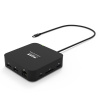 PORT CONNECT USB-C Dokovací stanice 10v1, 2x4K Display Port, 5x USB-A, USB-C 85W PD, Ethernet, SD (901907)