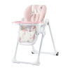 KINDERKRAFT Stolička jedálenská Yummy Pink 62x50x35 ružová