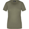 James & Nicholson | JN 901, Dámske tričko, zelená olive, L